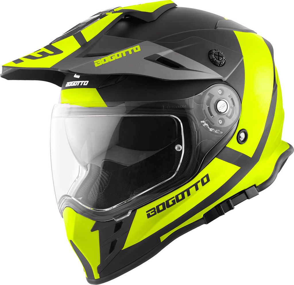 Bogotto V331 Pro Tour Endurohelm, gelb, XS