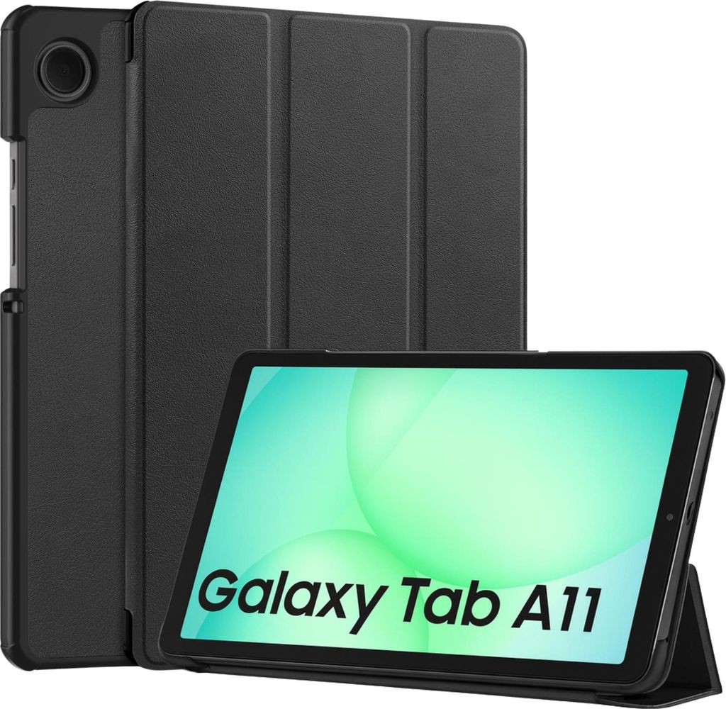 Hülle für Samsung Galaxy Tab A11 -  Schwarzes Gehäuse mit Produktbild 