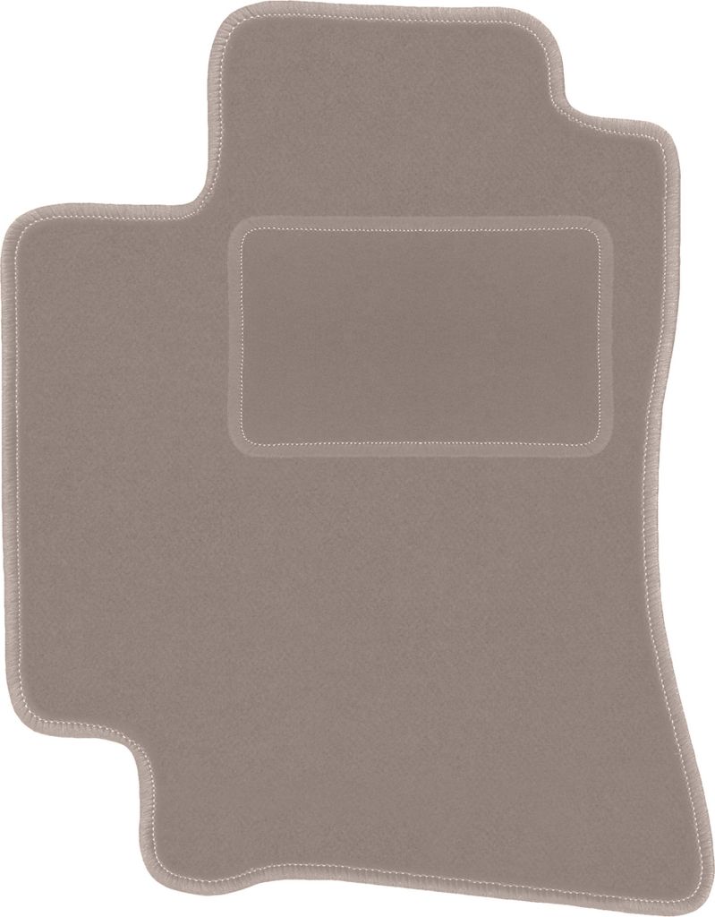 Fahrerfußmatte Velours beige passend für Lexus IS I (1998-2005, Limousine) – mit Befestigungen – passgenau