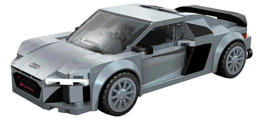 Cada Audi R8 Coupe 1:24 Bausatz 199 Stücke Grau  Kinder Produktbild 