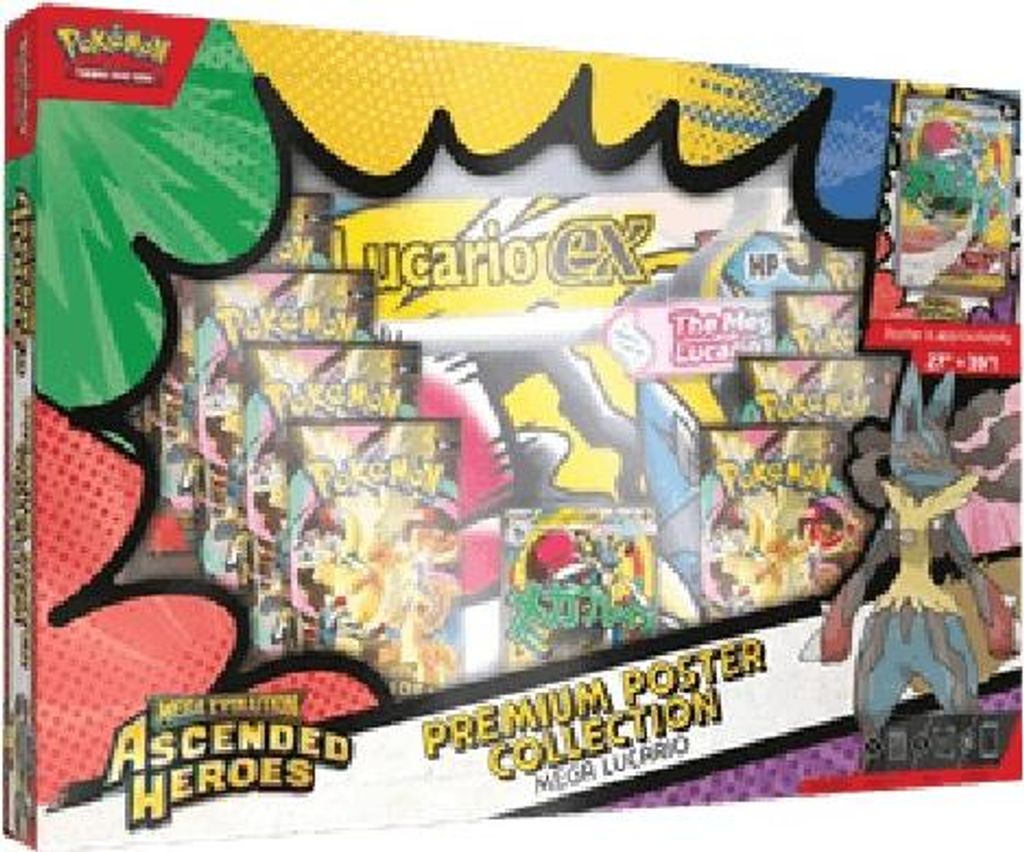 Pokemon Ascended Heroes: Mega Lucario Premium Poster Obrázek produktu 