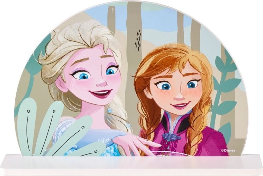 Disney Frozen Wandregal aus Holz mit Elsa und Anna