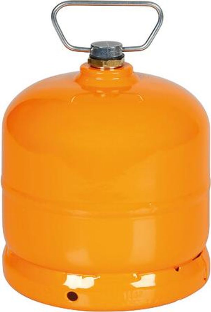 LPG-Gasflasche, Ventilauslass, Anschluss M 16 x 1,5, Innengew. - 1 Kg (2,5 L)