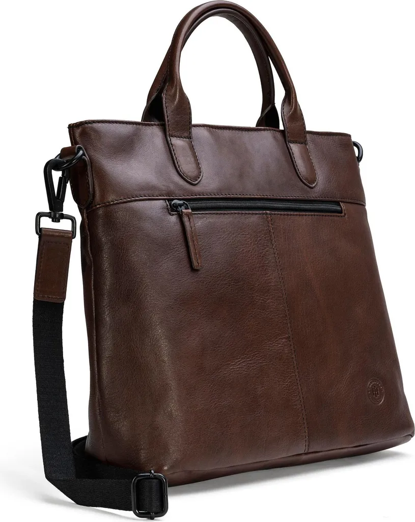 Sac à main Memphis Dark Brown : Cuir Premium et Bandoulière Amovible - 2