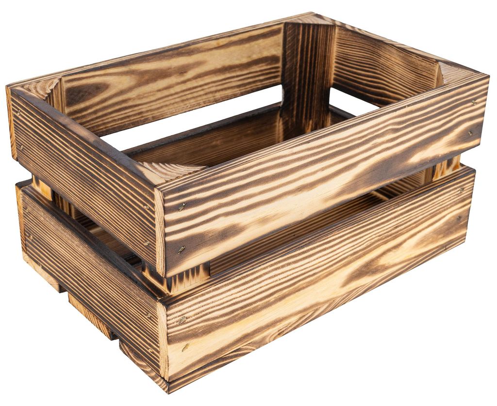 Creative Deco Gevlamde Houten Doos, 30 x 20 x 15 cm Productafbeelding 