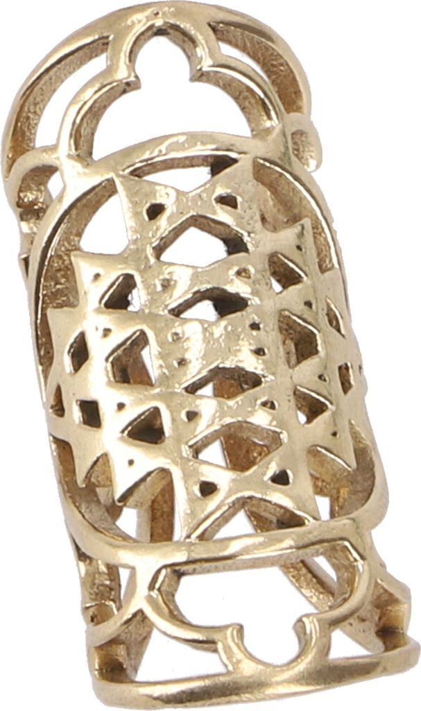Dreadlockschmuck, Dreadlock Perle, Haarperle - Modell 21, Gold, Metall, Haarspangen, Haarschmuck