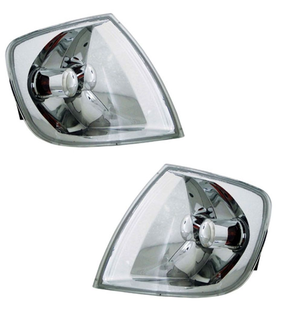TYC Frontblinker Set für VW Polo 6N2 99-01 Klarglas Chrom Weiß