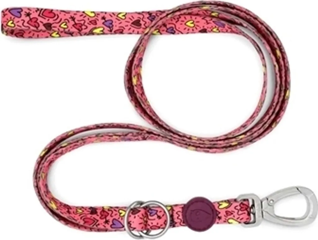 Guinzaglio Morso Think Pink Regolabile | Raso Tecnico e Moschettone Alpinismo