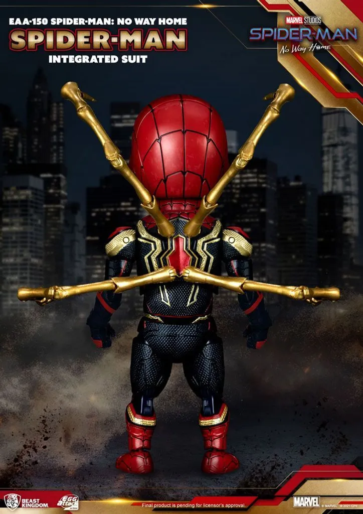 Spider-Man Integrated Suit Beast Kingdom Egg Attack Action EAA-144 17cm