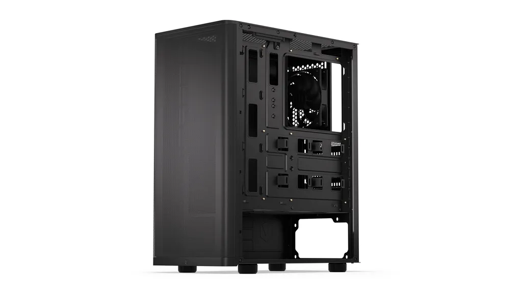 Boîtier Endorfy Ventum 200 Solid avec Façade Perforée et Acier Noir - 2