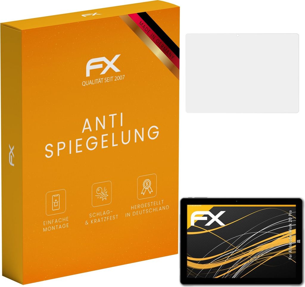 atFoliX FX-Antireflex 2x Schutzfolie kompatibel mit Alldocube iWork 20 Pro Displayfolie