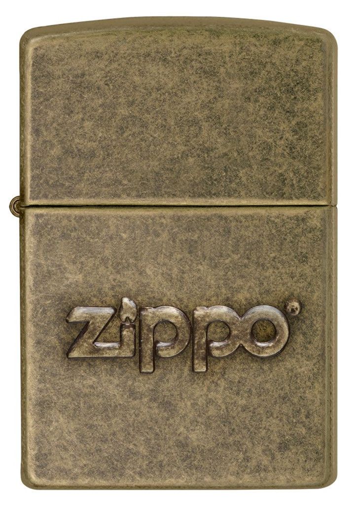 ZIPPO - Zippo Stamped Antique Brass - Sturmfeuerzeug Produktbild 