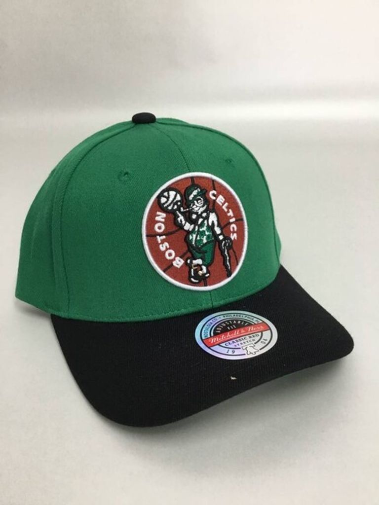 Boston Celtics NBA Mitchell & Ness Team 2 Tone 2.0 Stretch Snapback HWC