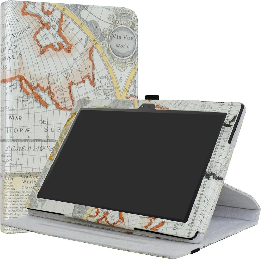Housse Lenovo Tab4 10 avec Support Rotatif 360 et Motif Élégant