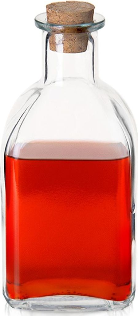 Glasflasche mit Korkverschluss, 270 ml