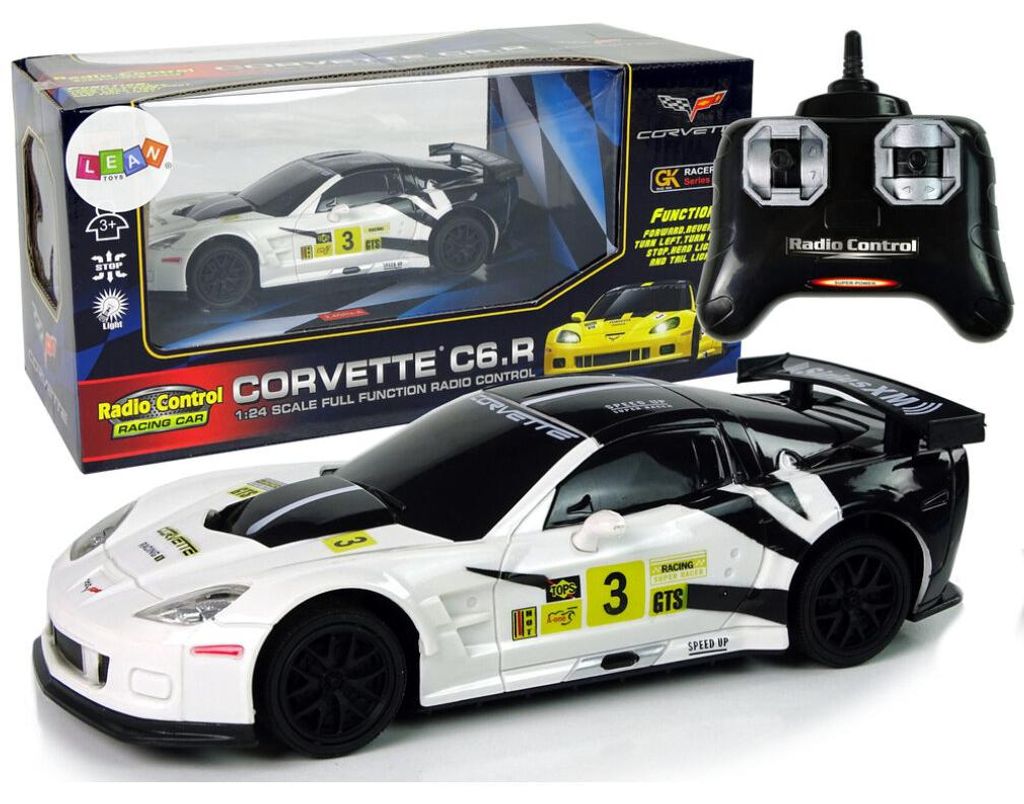 Lean Toys Auto Sportowe Wy?cigowe  R/C 1:24 Corvette C6.R Produktbild 