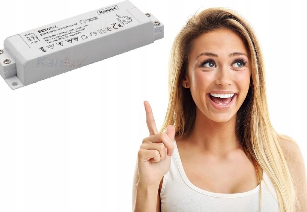 Kanlux | Elektronischer Transformator SET60-K - Weiß - Produktbild 