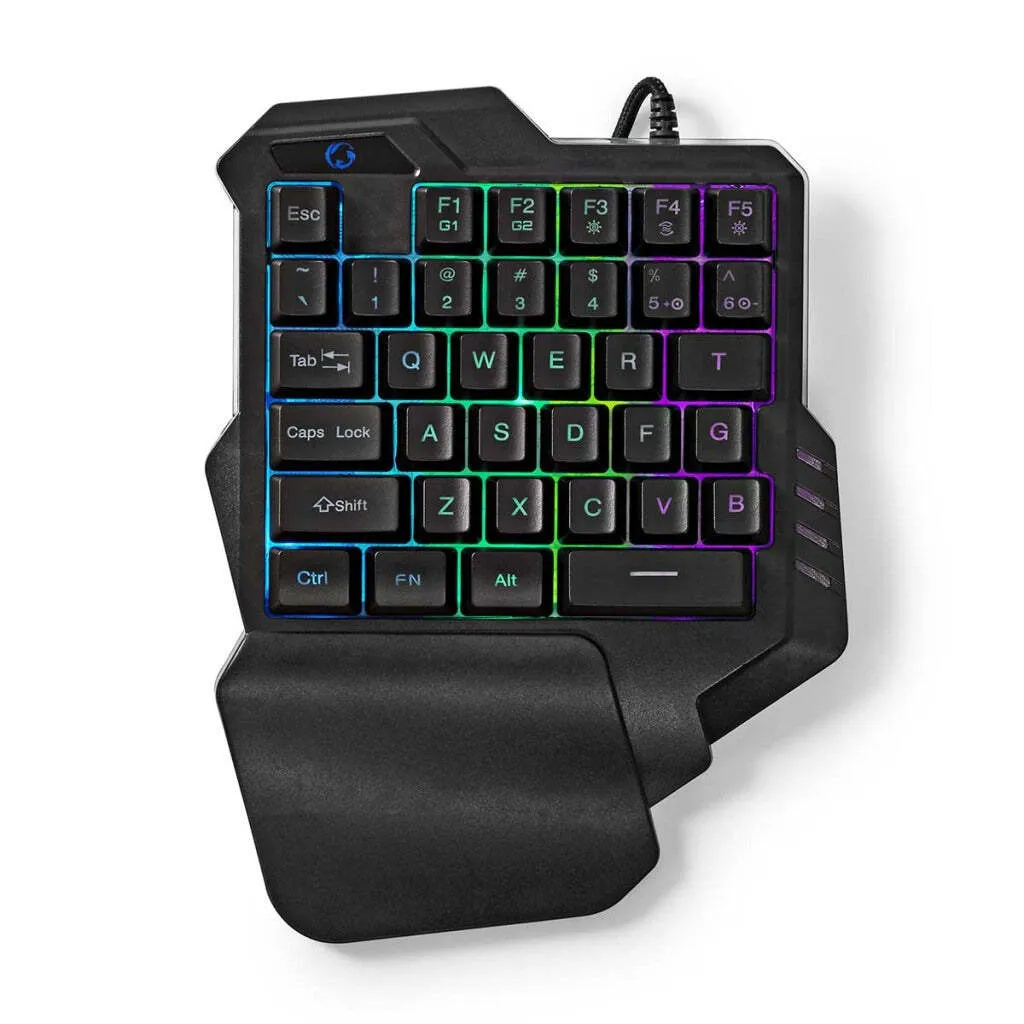 Tastiera Gaming Nedis USB RGB | Regalo Ideale per Gamer Principianti