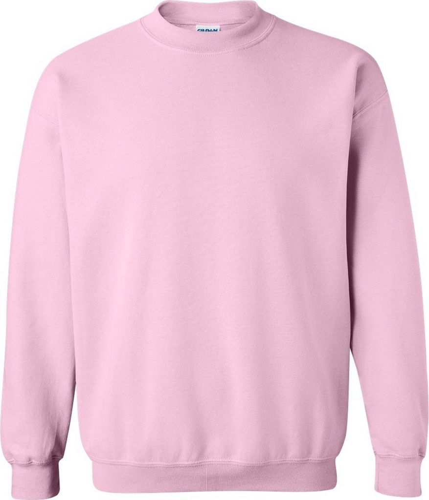 Gildan Heavy Blend Uni Sweatshirt mit Rundhalsausschnitt BC463 (XL) (Rosa)