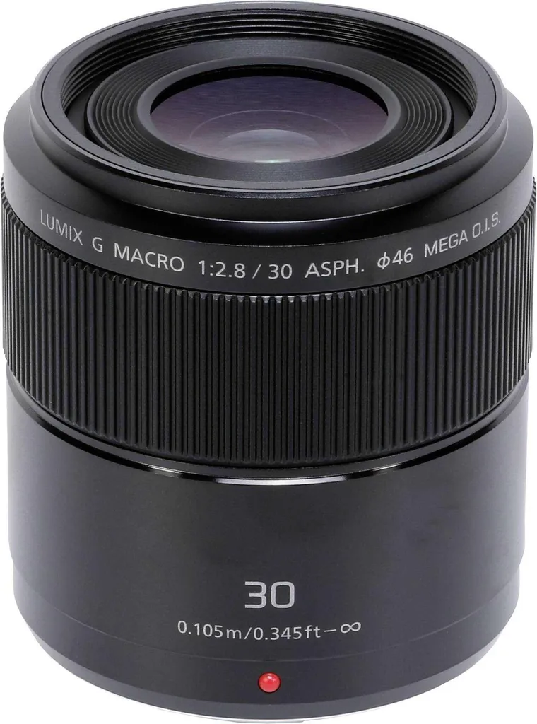 Objectif Macro Panasonic Lumix G 30mm f/2.8 avec Stabilisation MEGA O.I.S