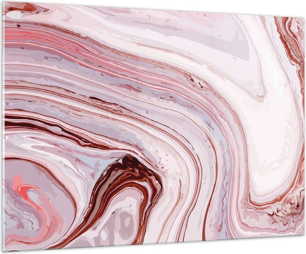 Bilder auf glas - Abstraktion modern - 100x70cm - Glasbilder - Wandbilder - Kunstdruck - zum Aufhängen bereit - Wanddekoration aus Glas - Glas Bil...