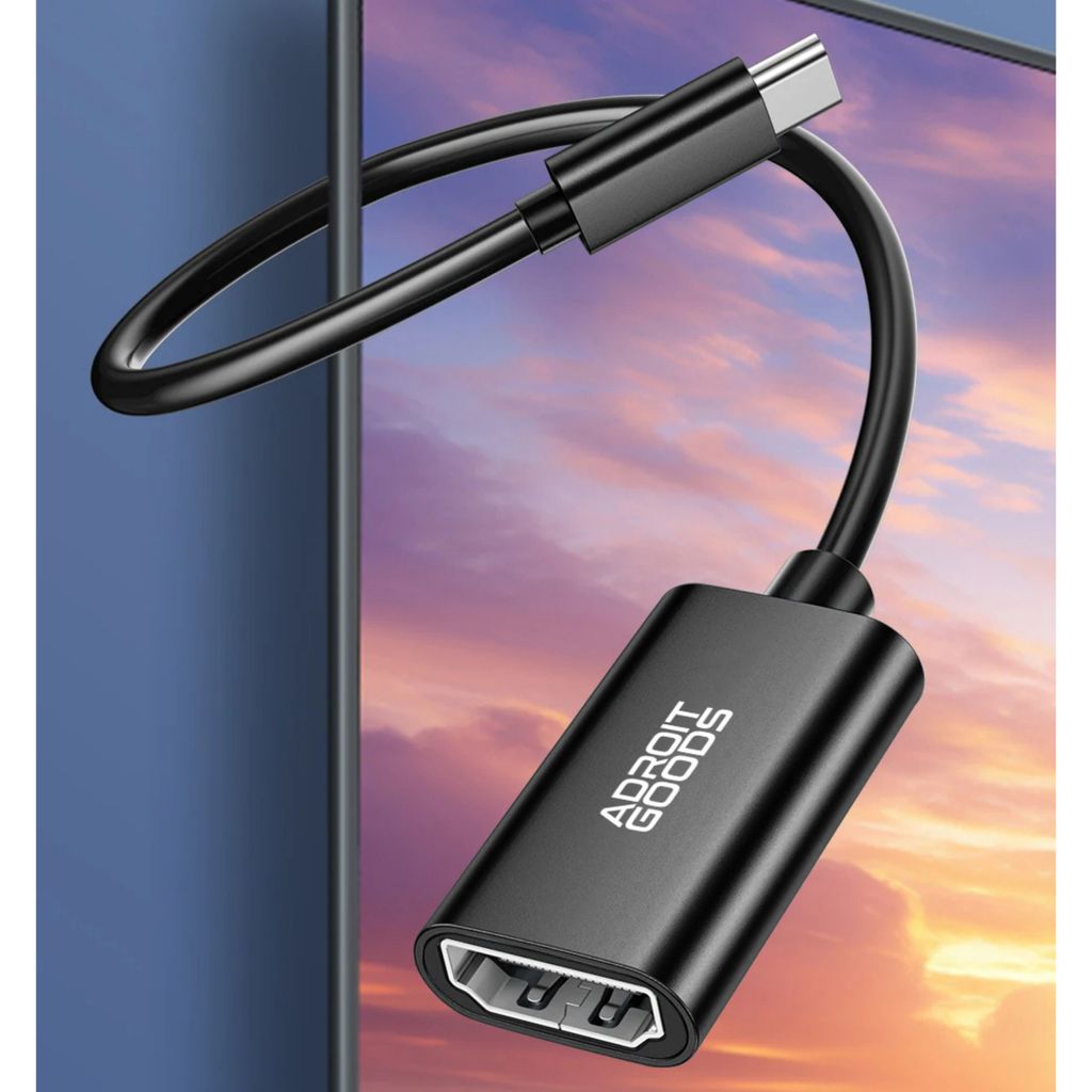AdroitGoods Adaptér USB-C na HDMI - 4K @30Hz - černý Obrázek produktu 6