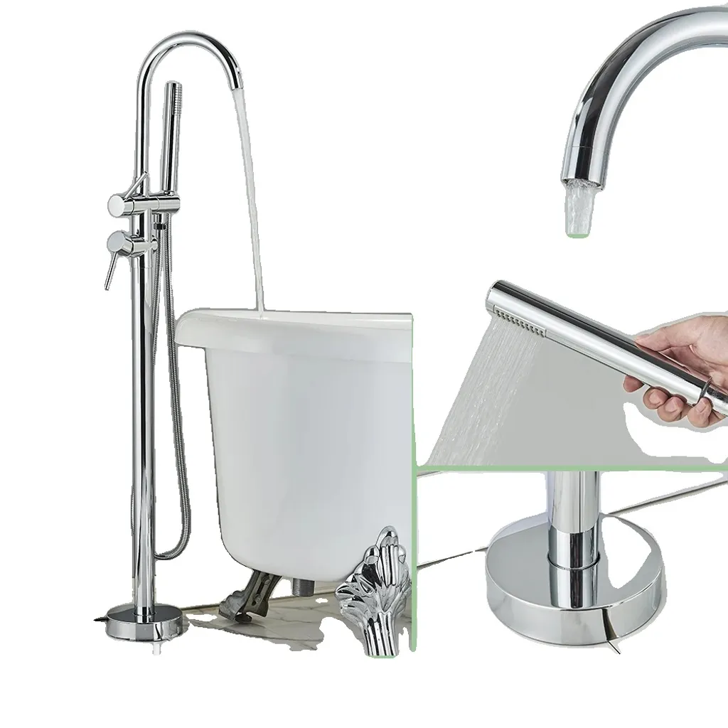 Miscelatore Bagno Moderno Cromo | Doppio Comando Design d'Elite