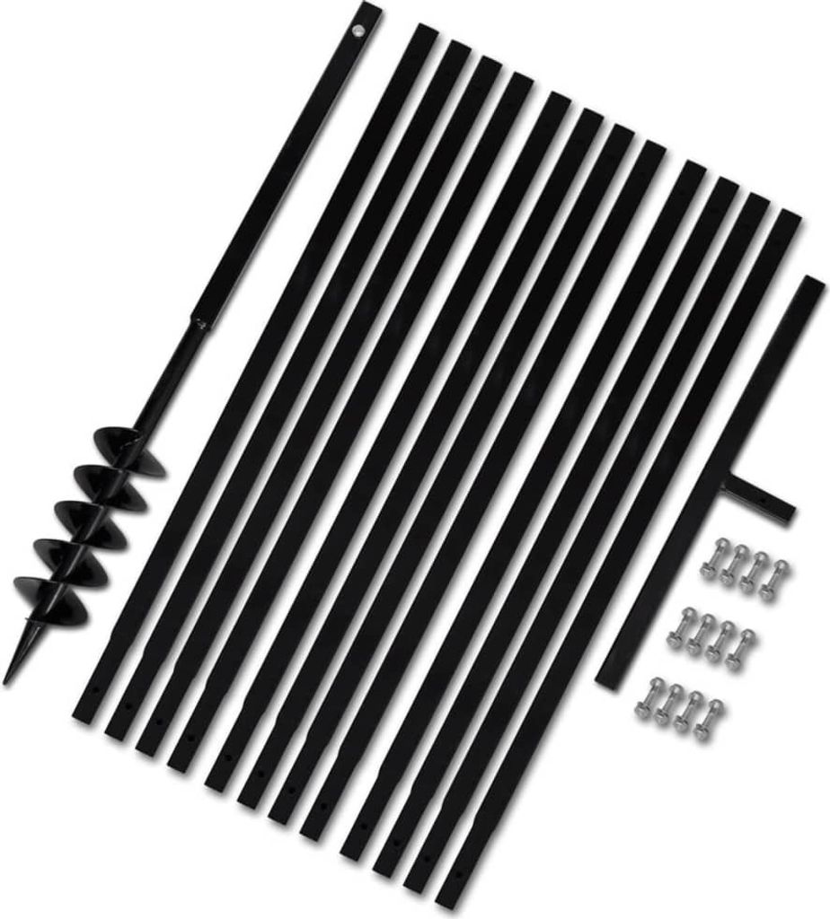 Erdbohrer mit Griff 100 mm Verlängerungsrohr 13 m