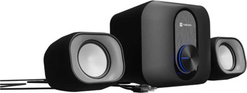 Natec NATEC NGL-2111 Heim-Audio-System Heim-Audio-Mini-System 3 W Schwarz