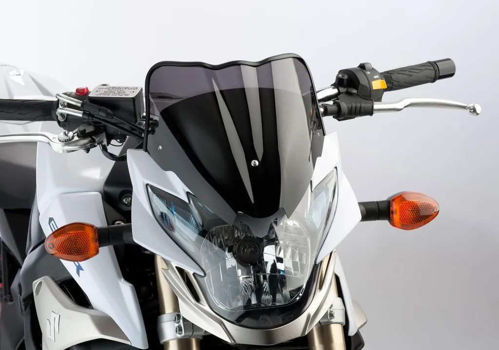 Pare-brise moto Ermax Naked-Bike-Disque : confort de route et design