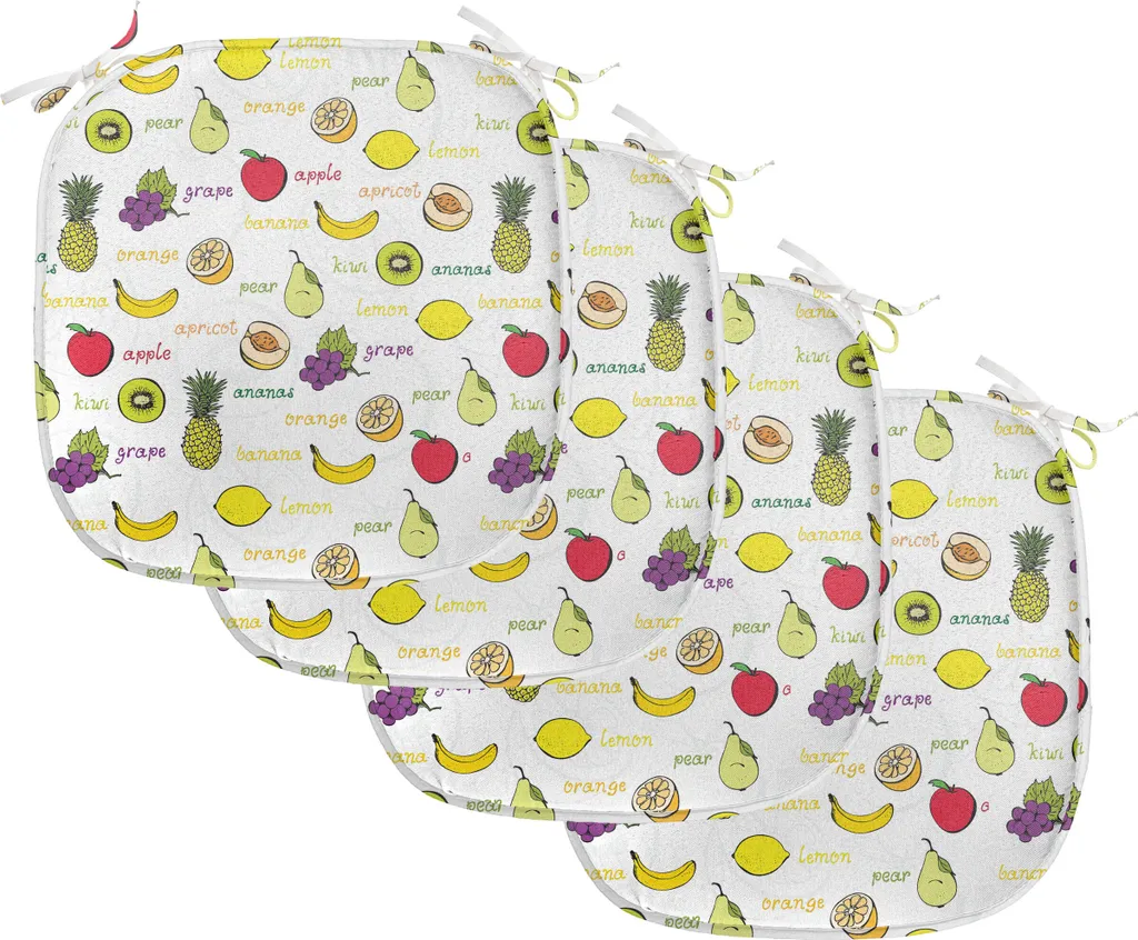 Set 4 Cuscini Coprisedia ABAKUHAUS 40x40 Cucina Impermeabili