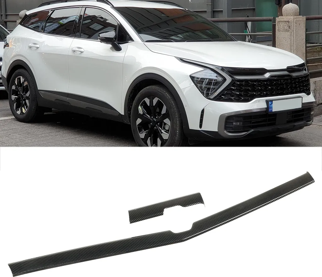 Garniture Carbone Lisse et Anti-Rouille pour KIA Sportage NQ5 2022-2024