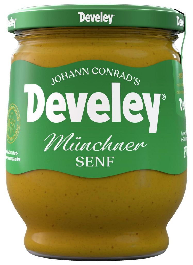 Develey Münchner Senf Glas - 250ml Produktbild 