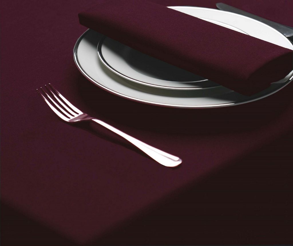 Belledorm Tischdecke Amalfi, Rechteckig BM103 (132 x 178 cm) (Weinrot)