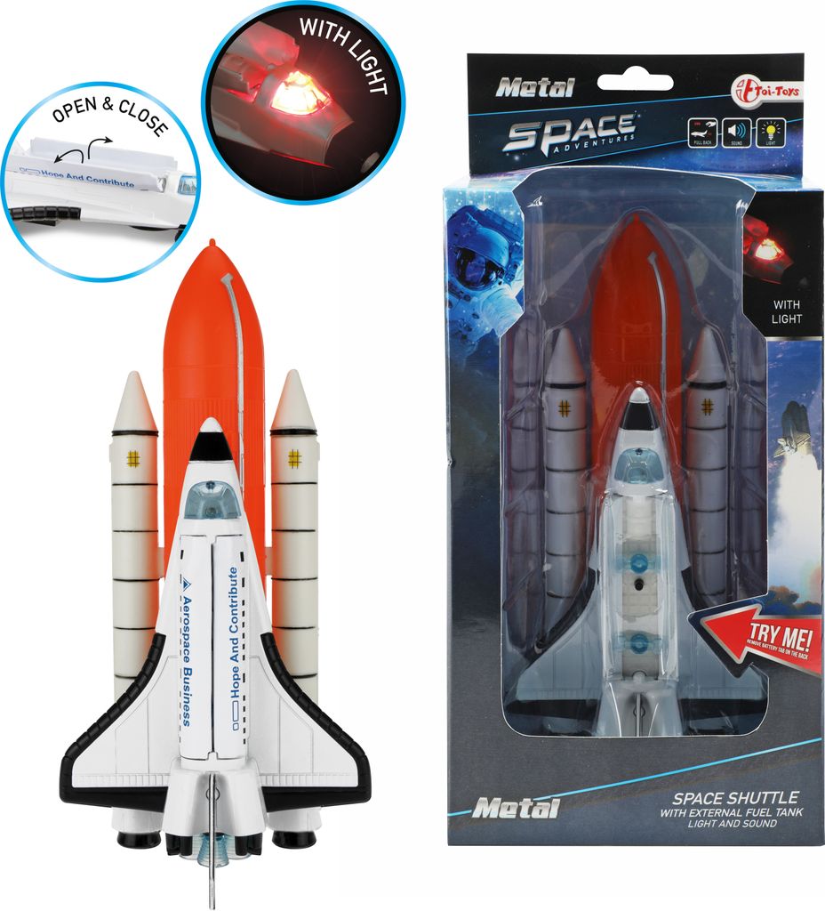 Toi-Toys 12052A - Prom kosmiczny z zewnętrznym zbiornikiem Zdjęcie produktu 