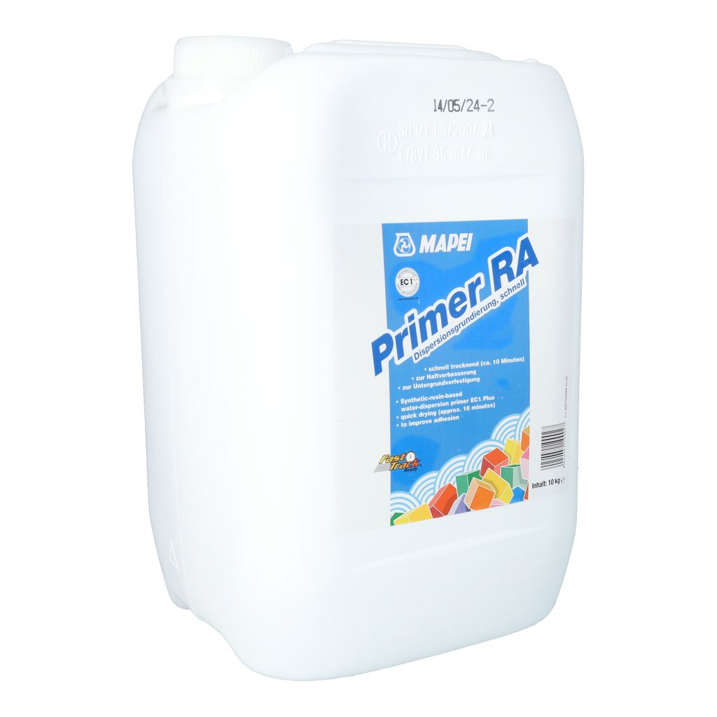 MAPEI PRIMER RA 10 kg Dispersions-Grundierung Tiefengrund Haftgrund Innen- und Außenbereich für saugende Untergründe