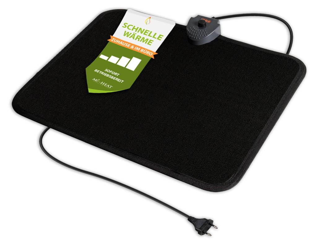 Teppich-Heizmatte mit Fußschalter elektrische Fußbodenmatte Produktbild 