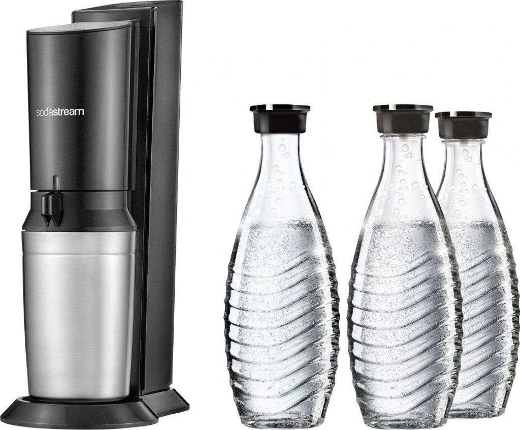 SodaStream Crystal 2.0 Aktionspack Wassersprudler, Titan, Produktbild 12