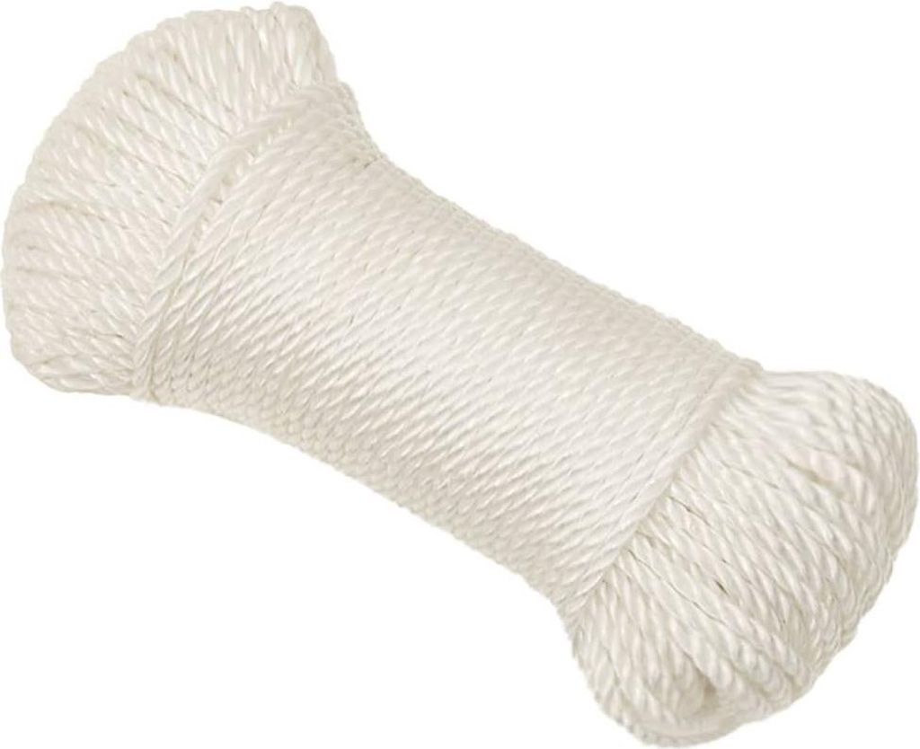 vidaXL Arbeitsseil Weiß 3 mm 25 m Polypropylen