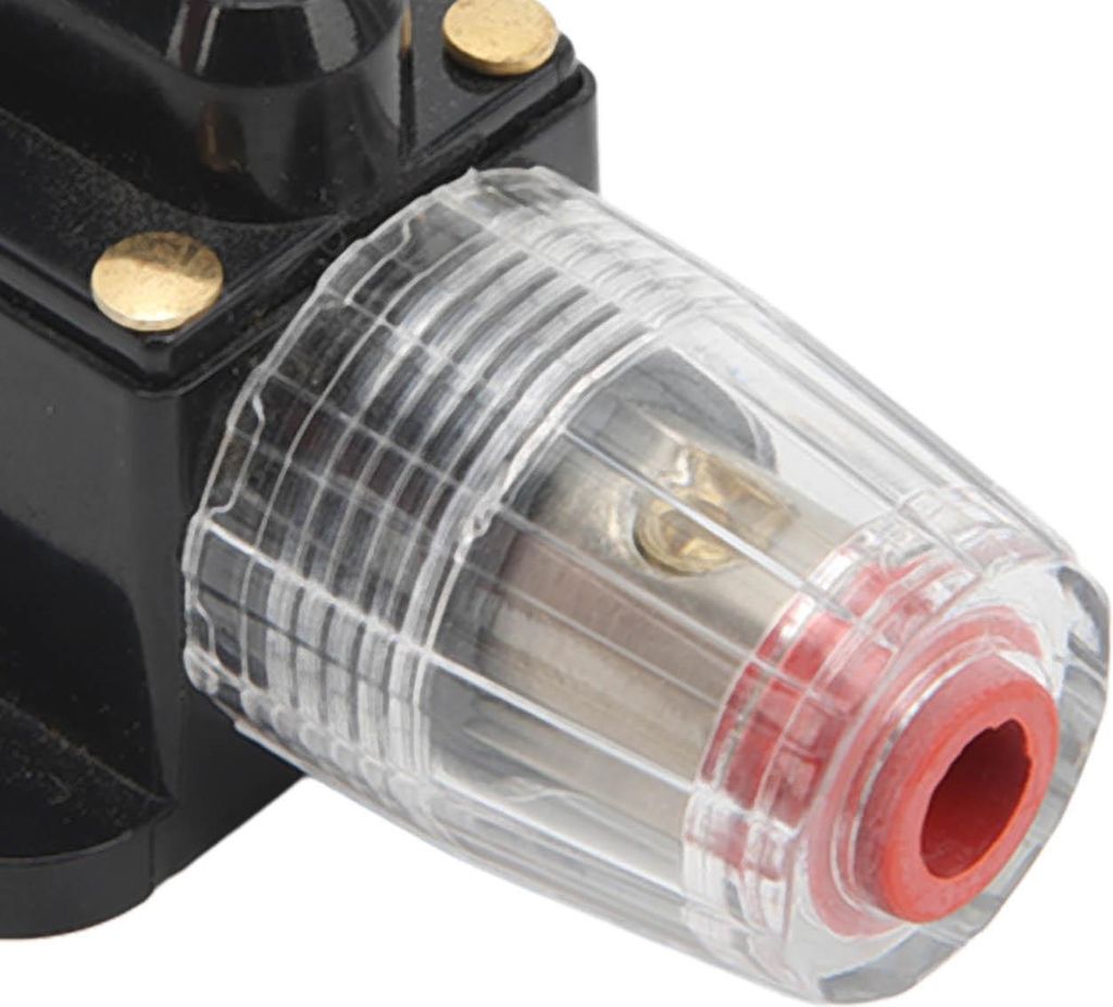 Leistungsschalter, Audio-Sicherung, Inline-Halter, manuelles Zurücksetzen, 12 V-48 V, für Auto-Soundverstärker, Wohnmobil, Zuhause, Marine, Boot...