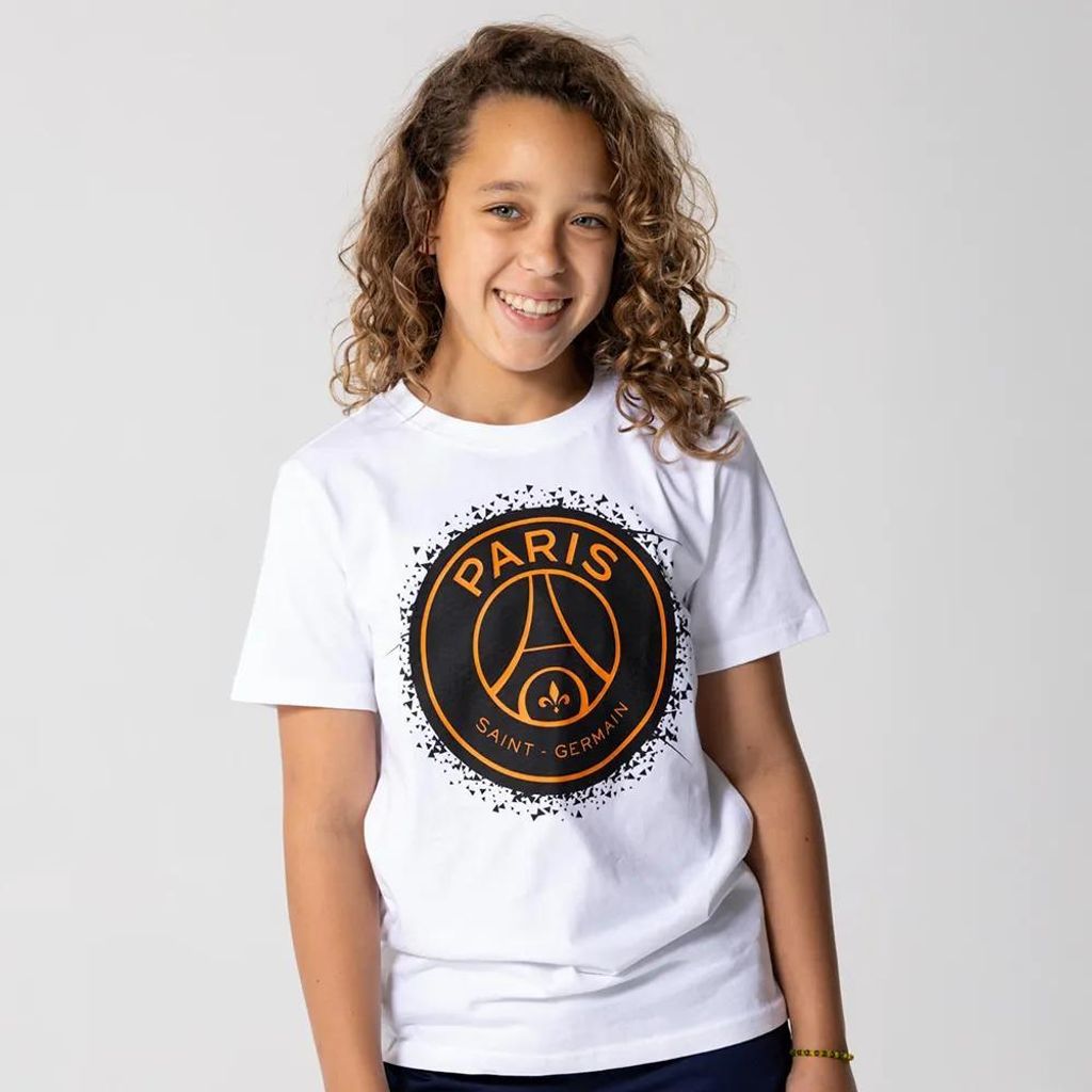 PSG großes Logo T-Shirt mit Kindern