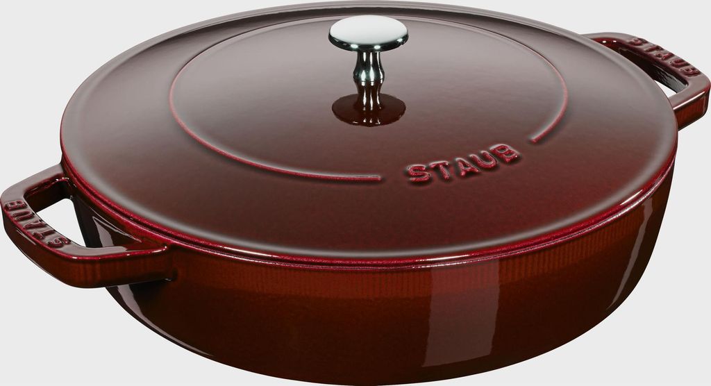 Staub Schmorpfanne Chistera, 24 cm | rund | Gusseisen | Produktbild 