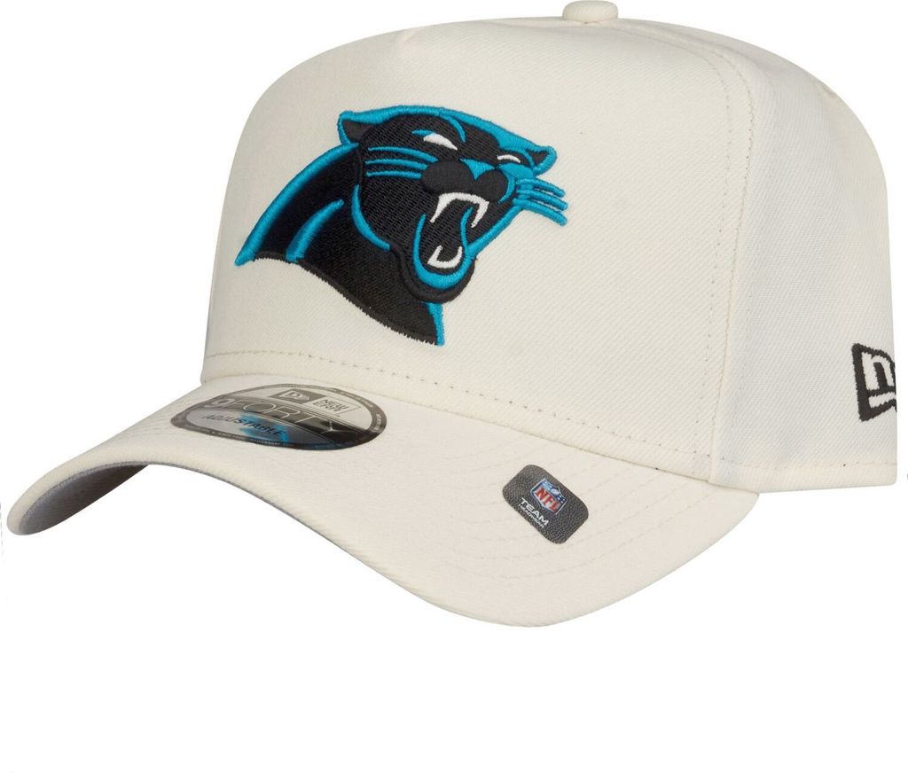 New Era 9Forty A-Frame Cap - Carolina Panthers chrome white Produktbild 
