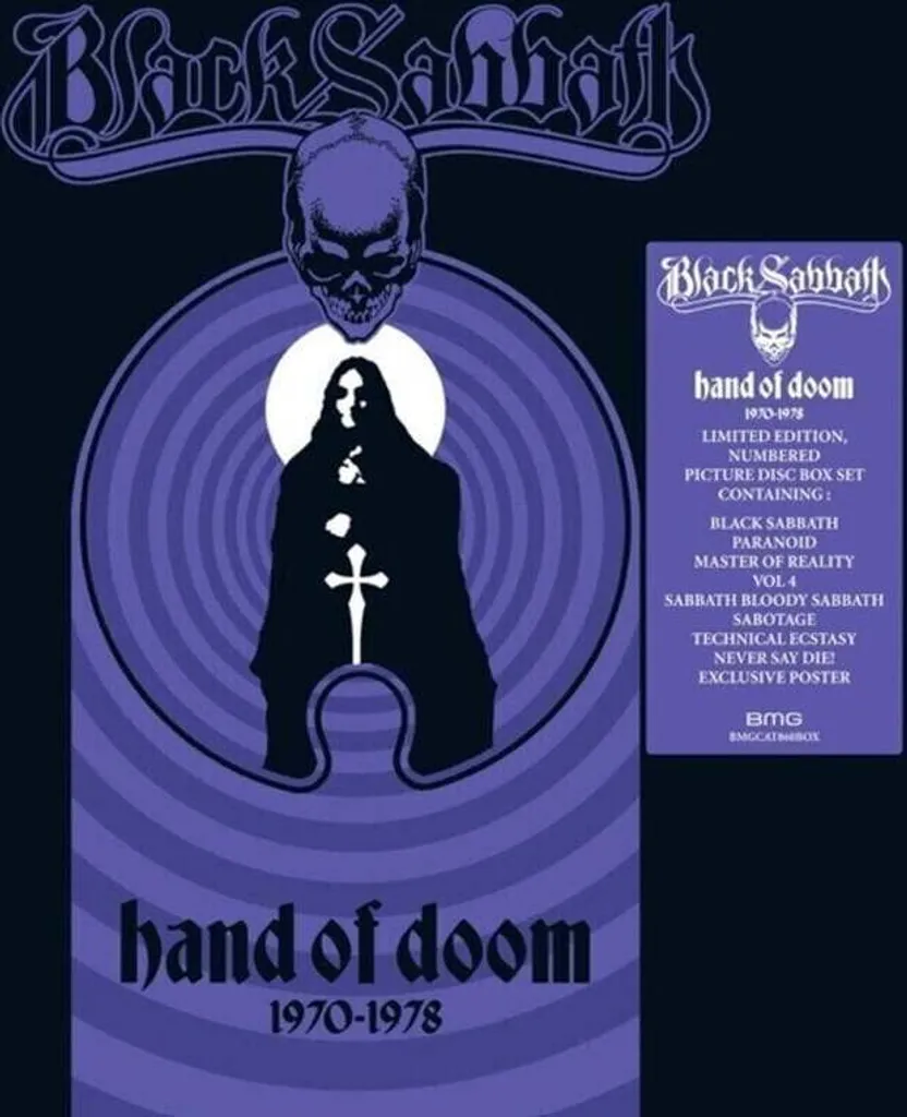 Black Sabbath Hand of Doom Coffret 8 LP Deluxe : L'intégrale Picture Disc