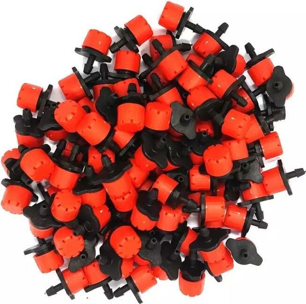 100 Stück Micro Garden Drippers, einstellbare Mikrobewässerungssprinkler
