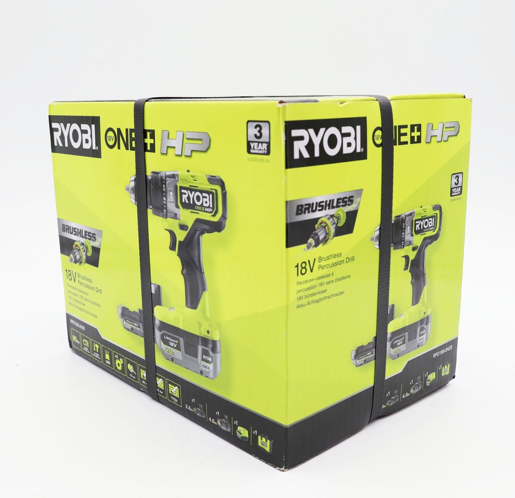 Accuboormachine met slagfunctie RYOBI R18PD2-242S, 18V Productafbeelding 