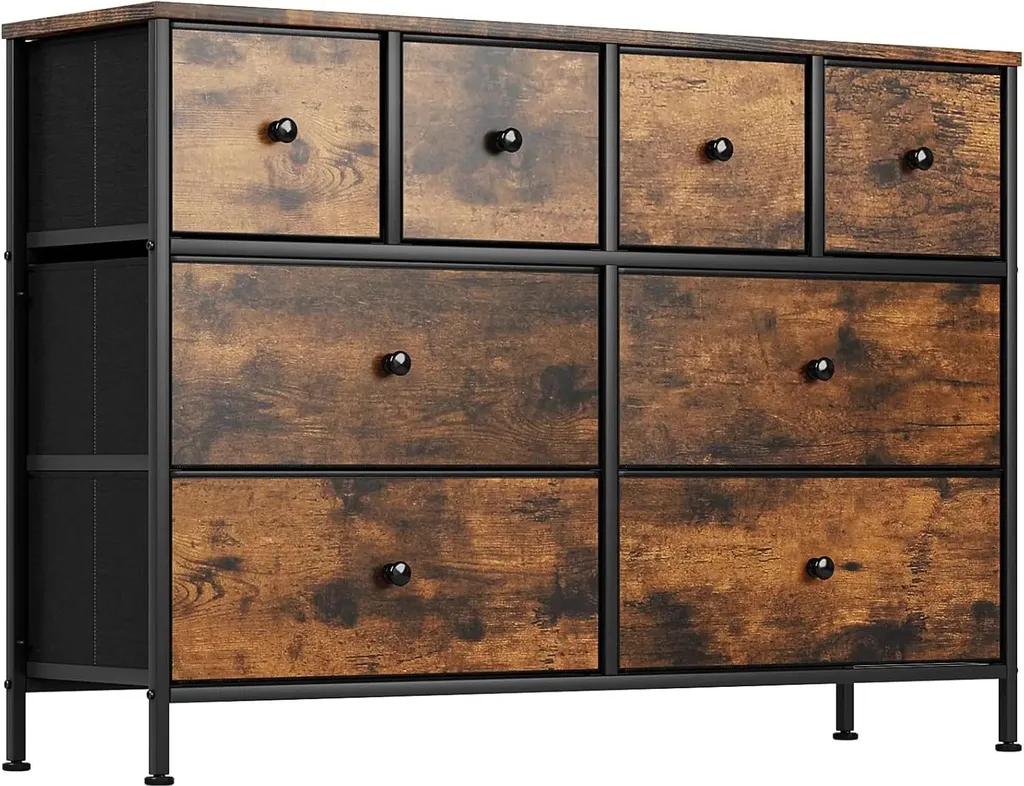 Optimisez votre espace avec cette commode 12 tiroirs gain de place 104cm