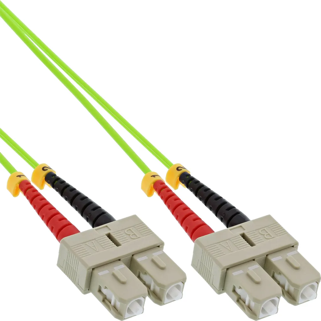 InLine 83555Q Cavo Fibra Ottica OM5 SC/SC 0,5m - Shop Professionale