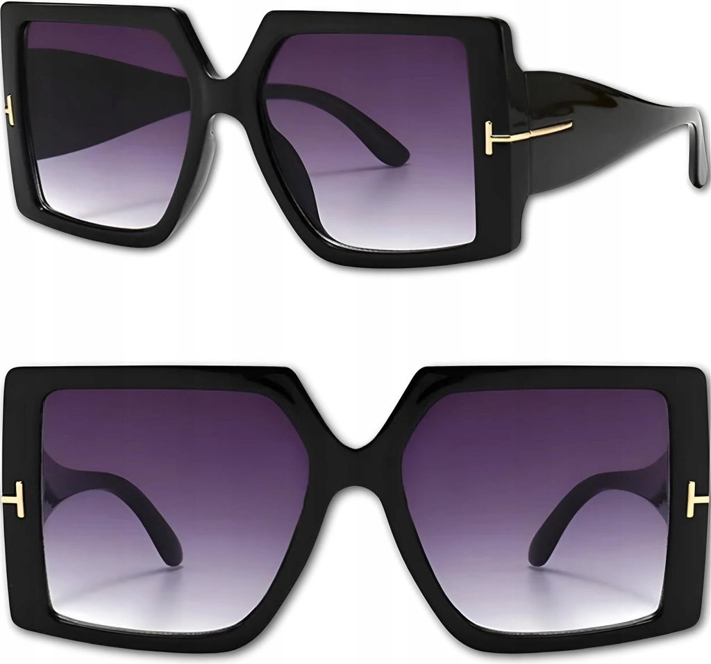 EDIBAZZAR | Große quadratische Sonnenbrille für Damen, Produktbild 