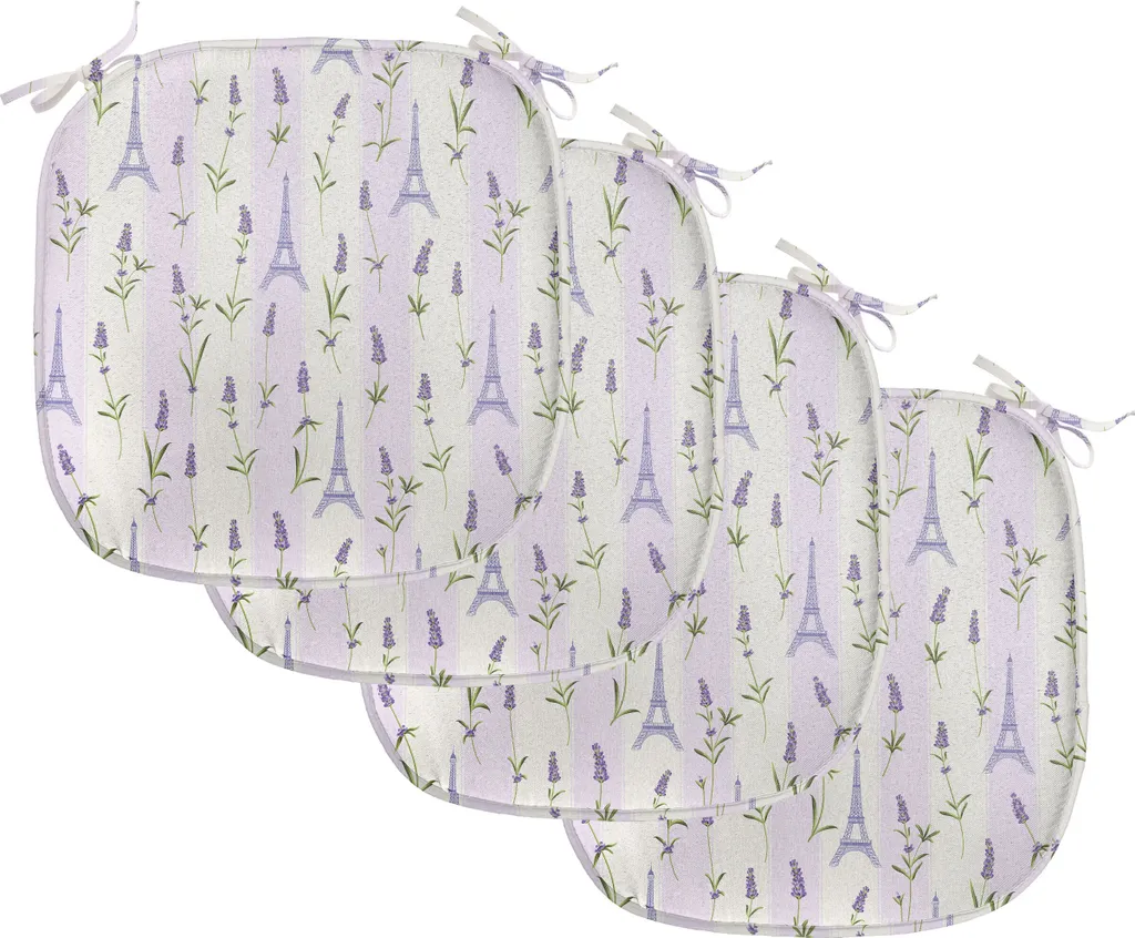 Cuscini Sedie Shabby Chic ABAKUHAUS Paris - Verde Lavanda